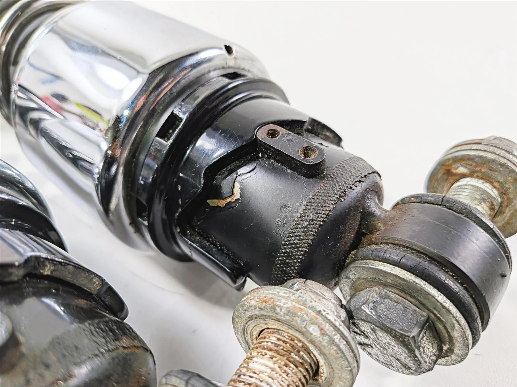 1995 Harley XL883 Sportster Hugger Progressive Suspension 412 Rear Shocks 11.5" 412-4075B - Image 8