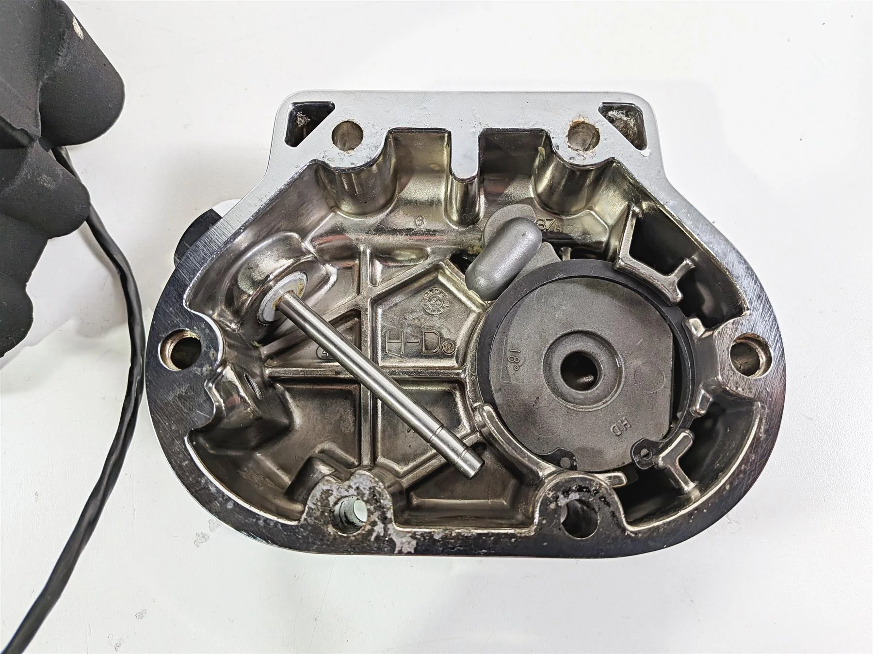 1996 Harley FLSTC Softail Heritage Transmission Gear Housing Cover Set 34732-96 - Image 8