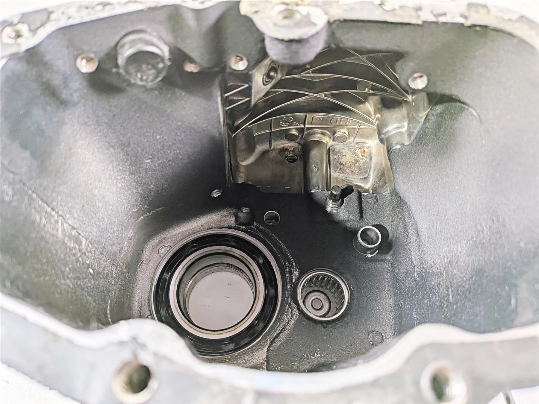 1996 Harley FLSTC Softail Heritage Transmission Gear Housing Cover Set 34732-96 - Image 9