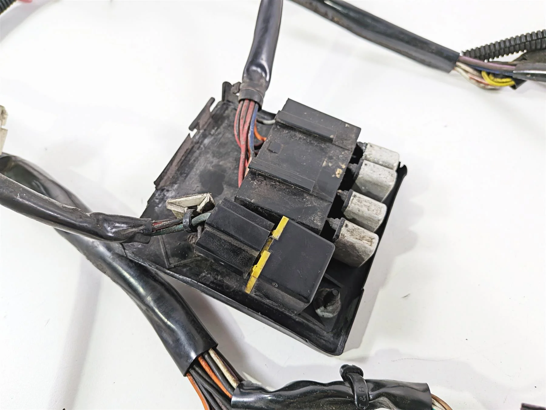1996 Harley FLSTC Softail Heritage Wiring Harness Loom FOR PARTS 70216-96 - Image 10