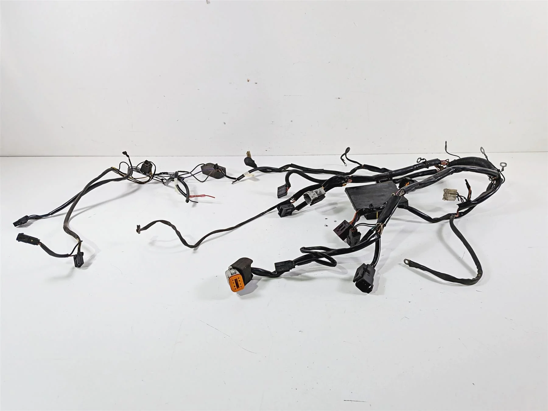 1996 Harley FLSTC Softail Heritage Wiring Harness Loom FOR PARTS 70216-96 - Image 2