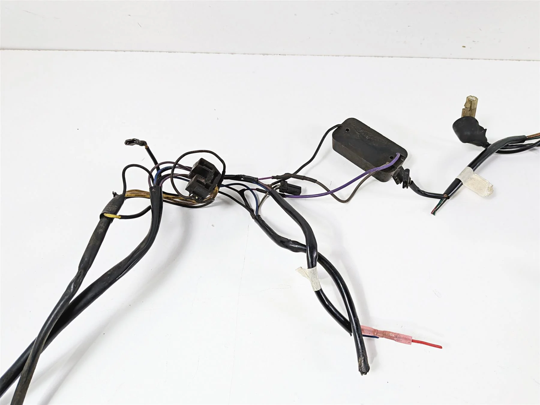1996 Harley FLSTC Softail Heritage Wiring Harness Loom FOR PARTS 70216-96 - Image 4
