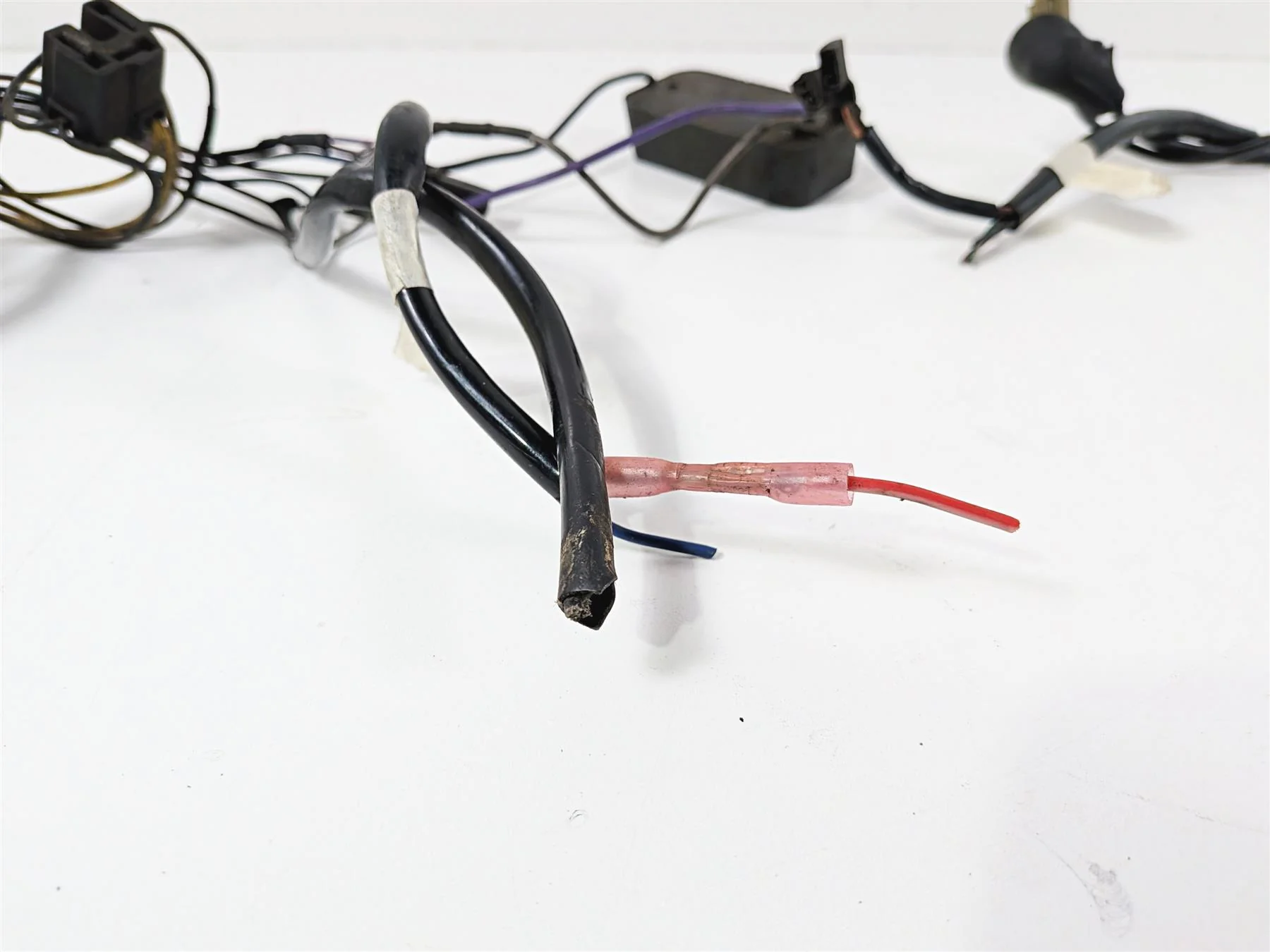 1996 Harley FLSTC Softail Heritage Wiring Harness Loom FOR PARTS 70216-96 - Image 5