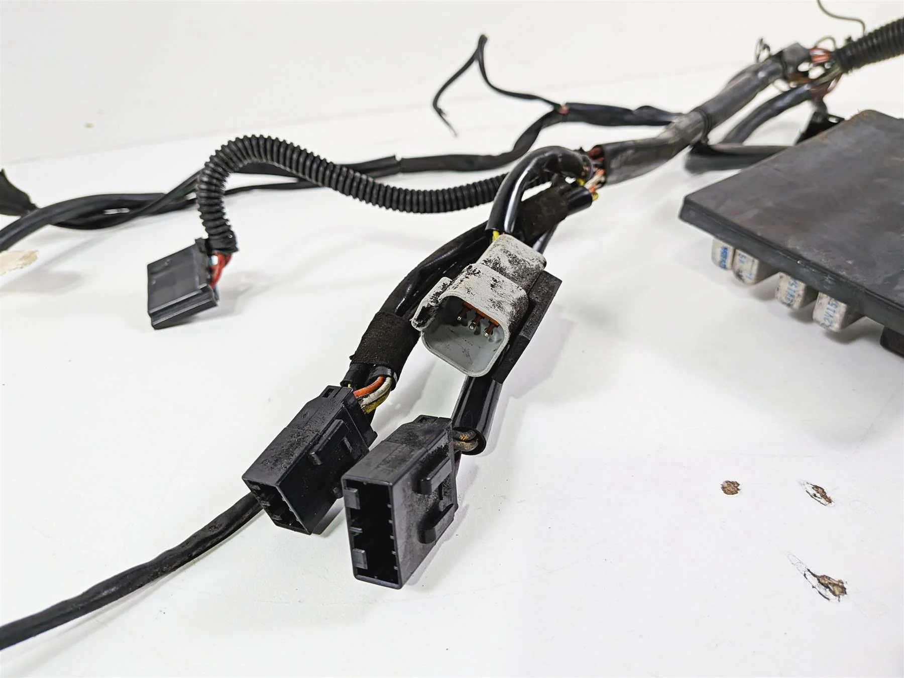 1996 Harley FLSTC Softail Heritage Wiring Harness Loom FOR PARTS 70216-96 - Image 7
