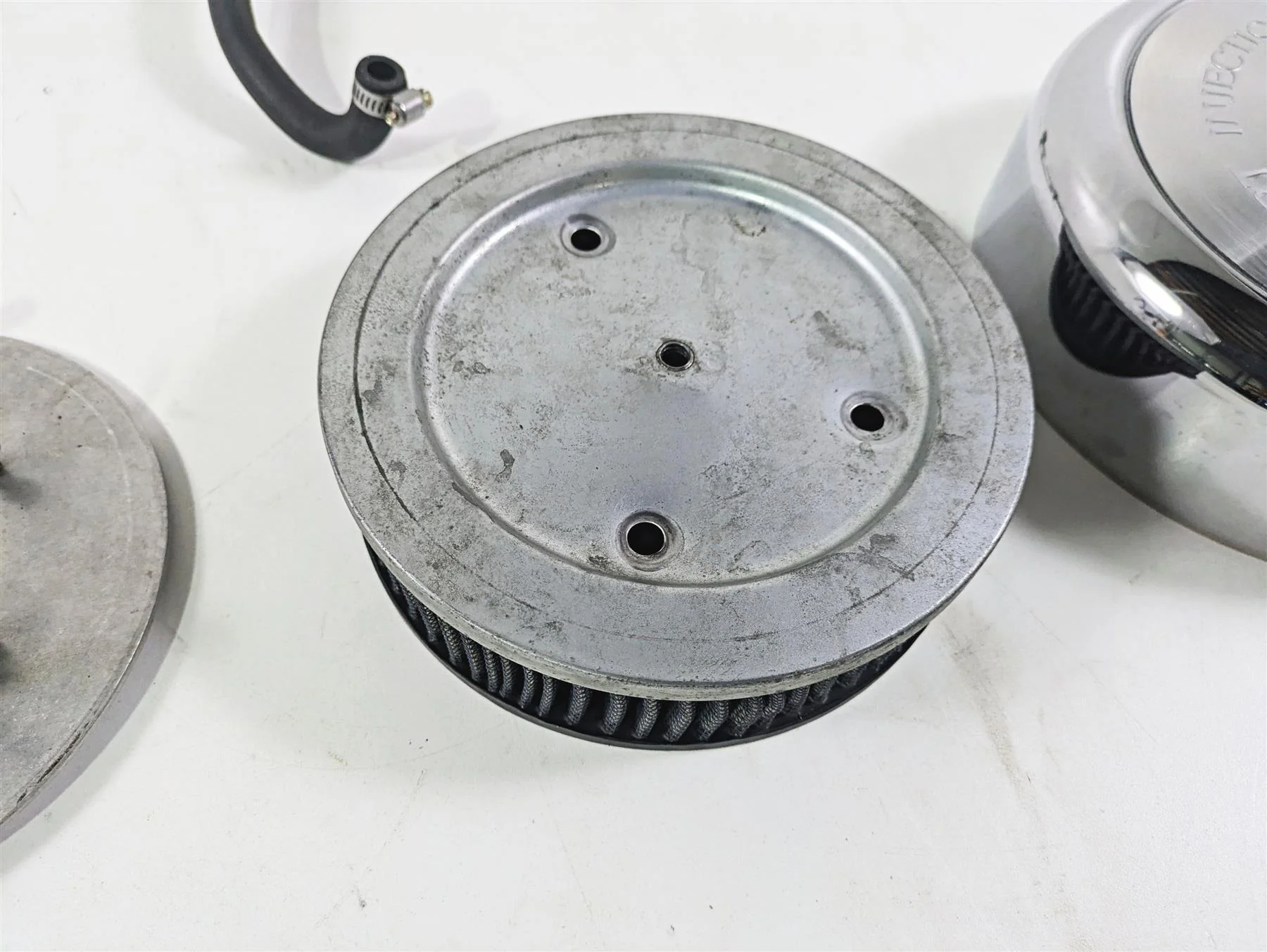 1996 Harley Touring FLHTCUI Electra Glide Air Filter Breather Cover Set 29144-95 - Image 6