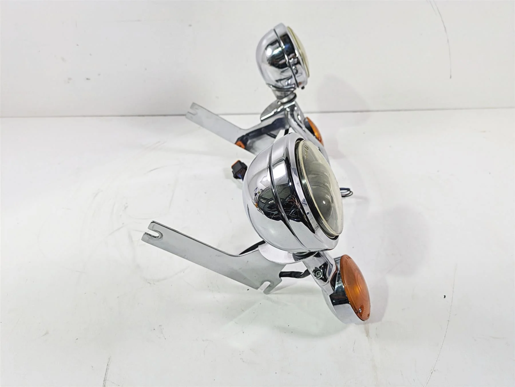 1996 Harley Touring FLHTCUI Electra Glide Blinker Spot Light Set - Read 68712-94 - Image 4