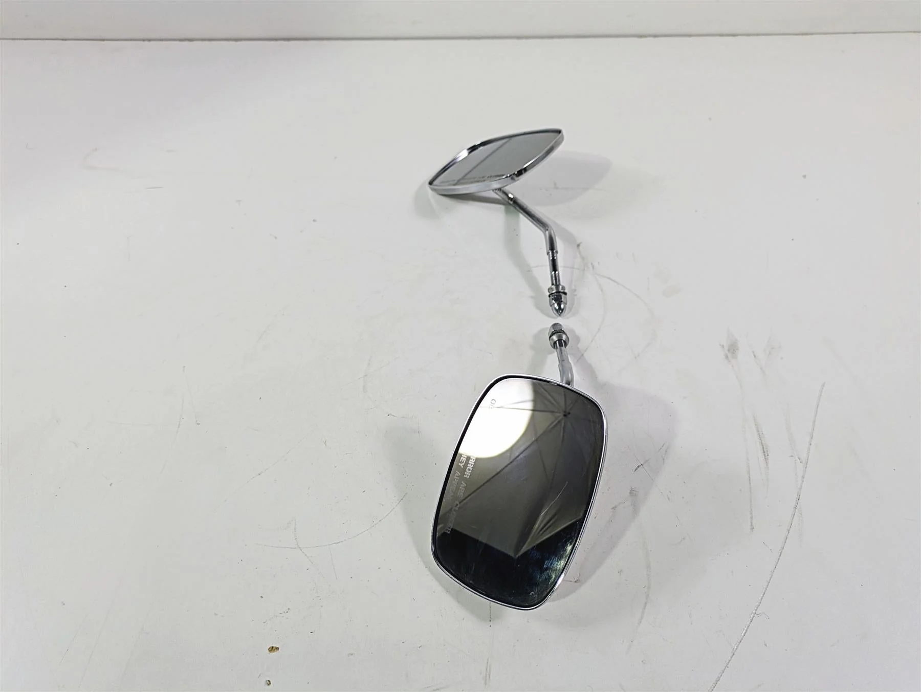 1996 Harley Touring FLHTCUI Electra Glide Chrome Oem Mirror Set 91875-88A - Image 2