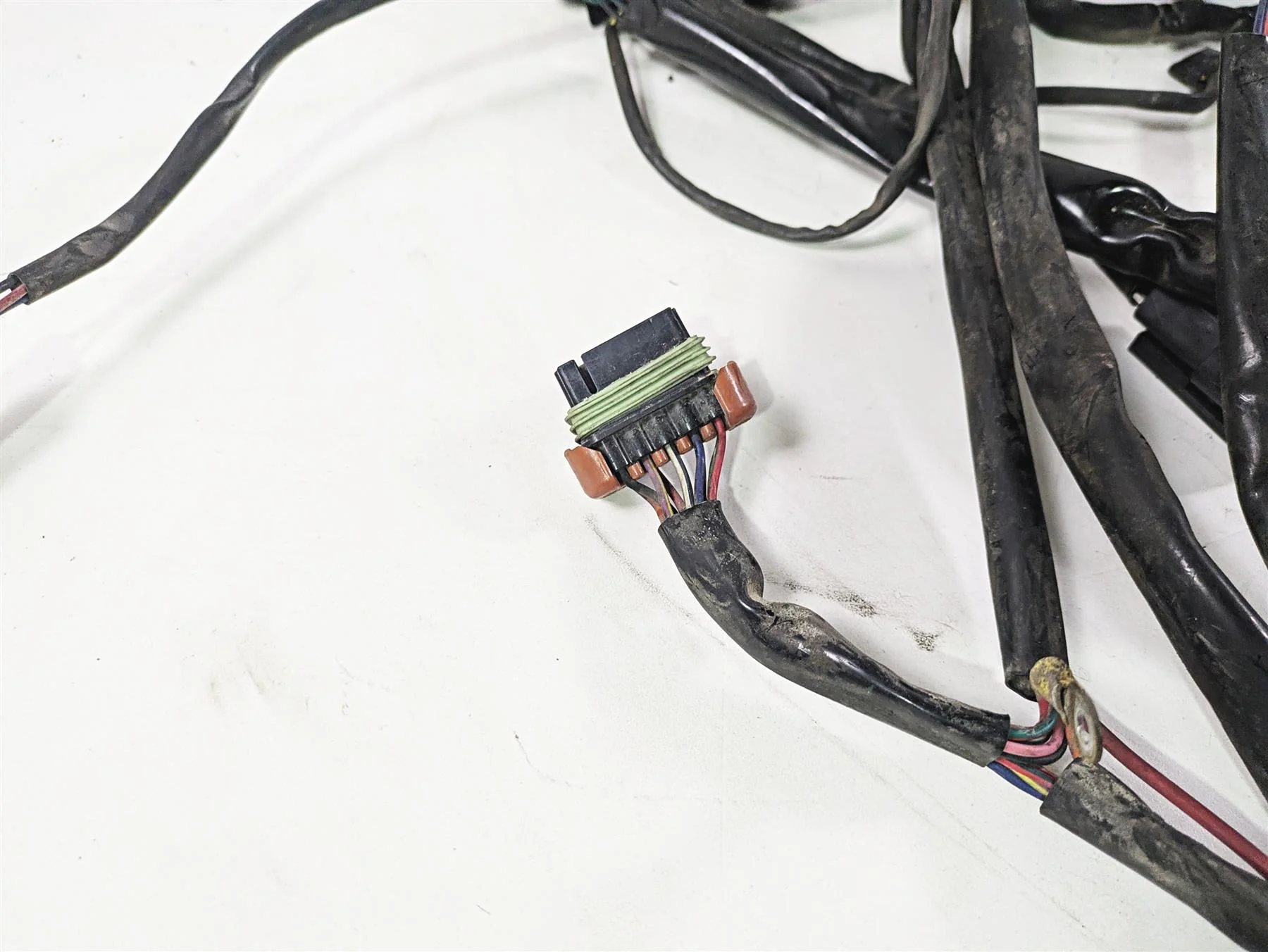 1996 Harley Touring FLHTCUI Electra Glide Main Wiring Harness Loom 70985-96 - Image 8