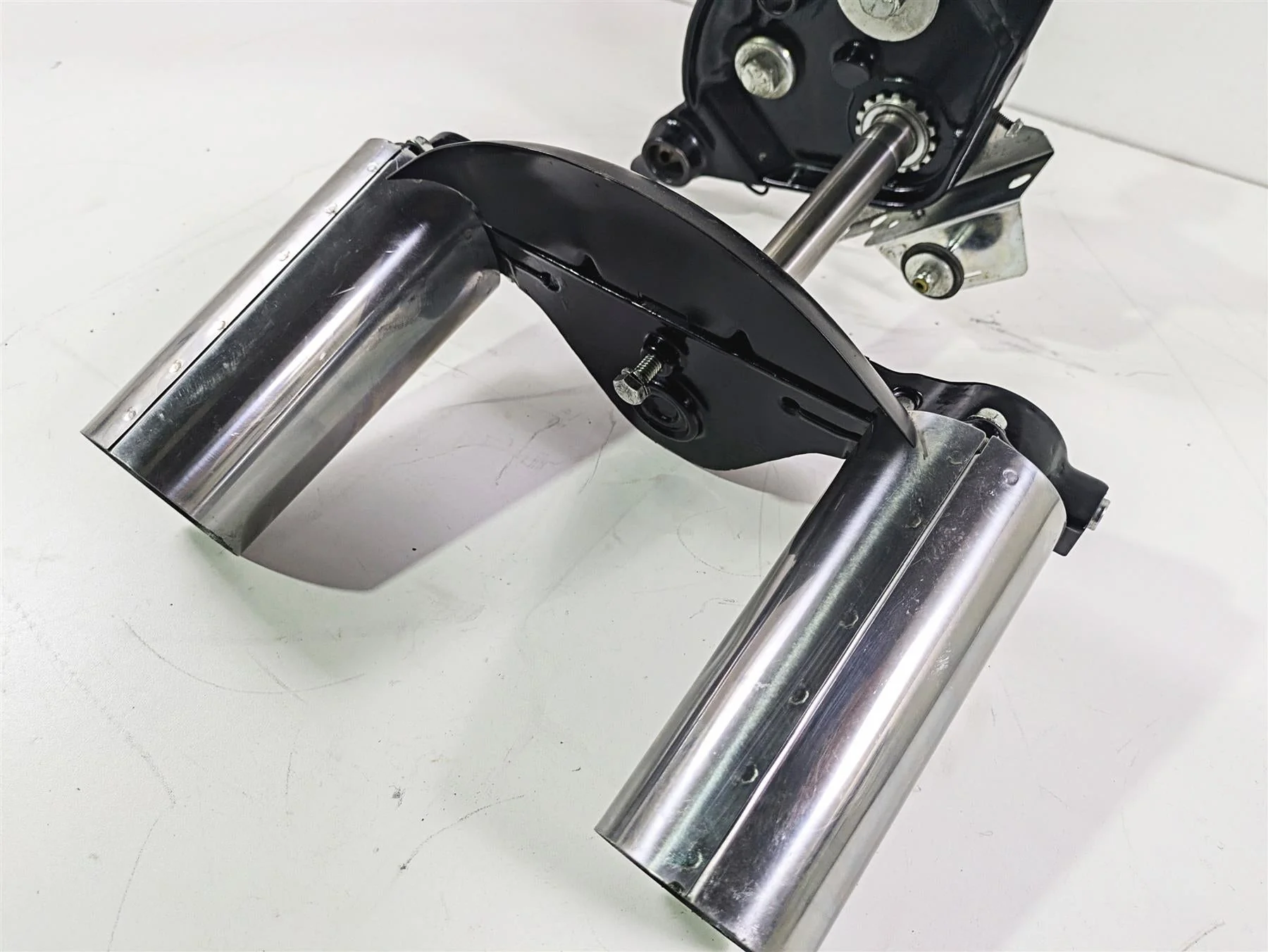 1996 Harley Touring FLHTCUI Electra Glide Upper Lower Triple Tree Set 45446-87A - Image 12