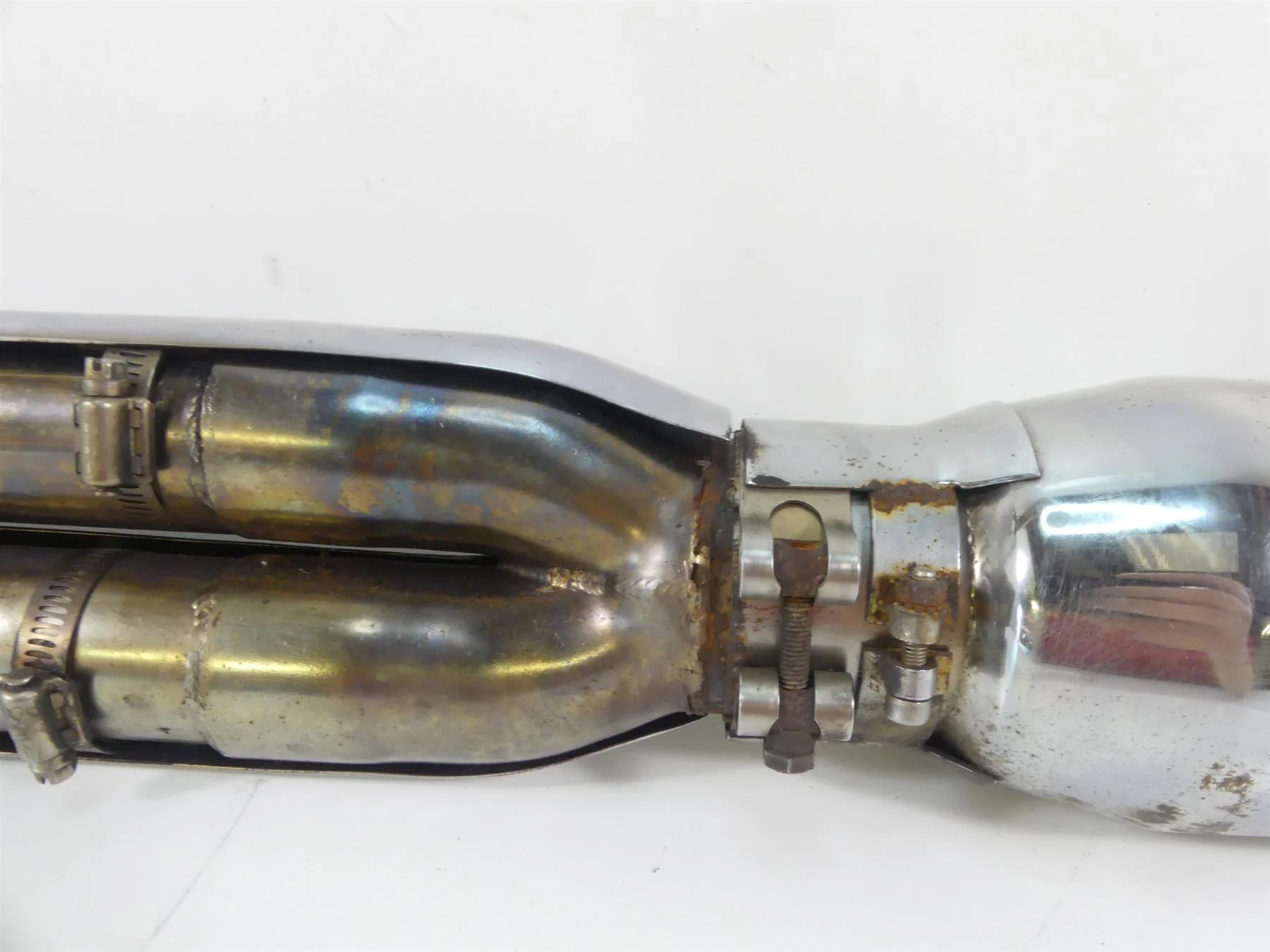 1997 Harley Dyna FXDS Super Glide Conv D&D Boarzilla Exhaust System -Read 526-32 - Image 8