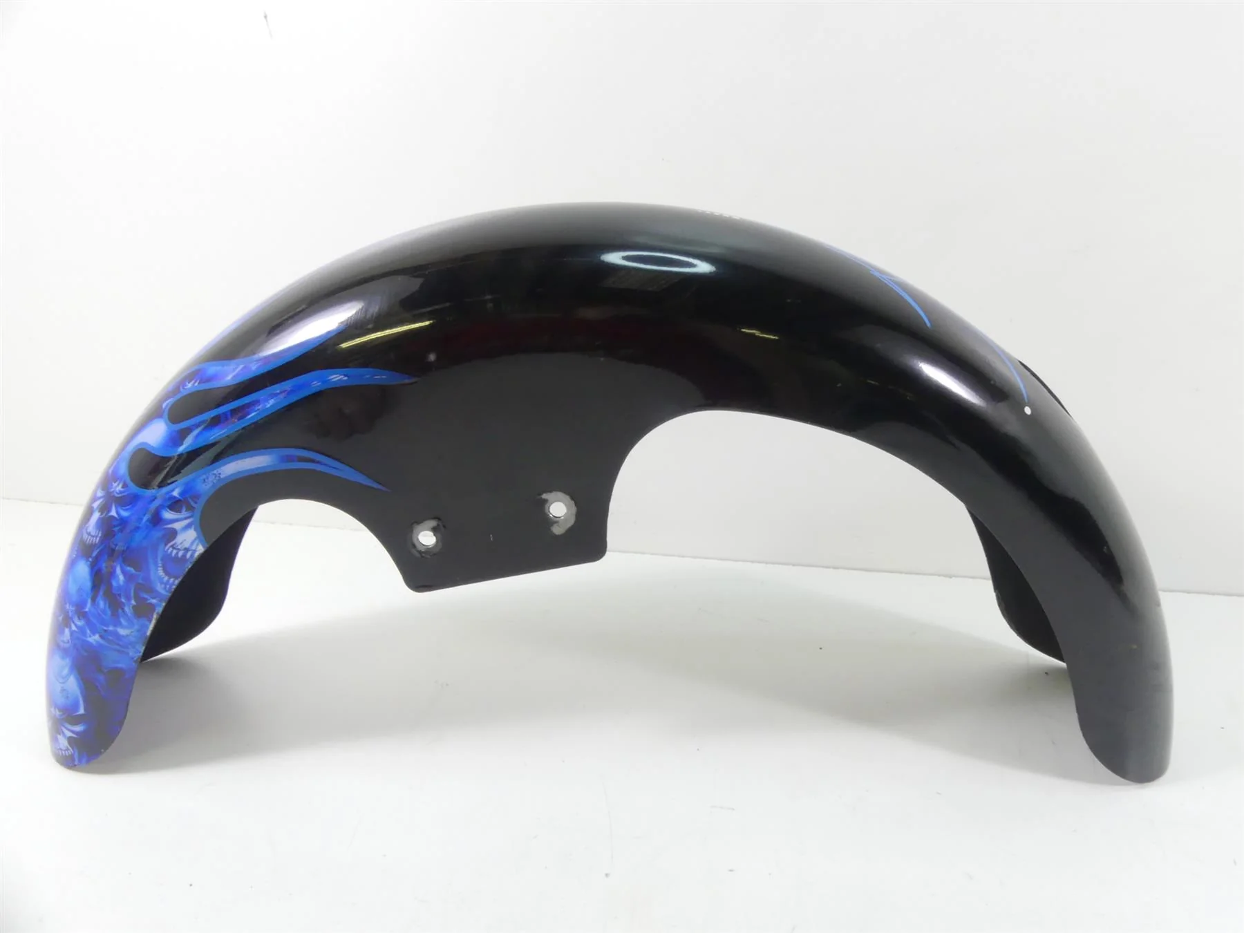 1997 Harley Dyna FXDS Super Glide Conv Front Fender Tire Hugger - Dent 58998-83E - Image 3