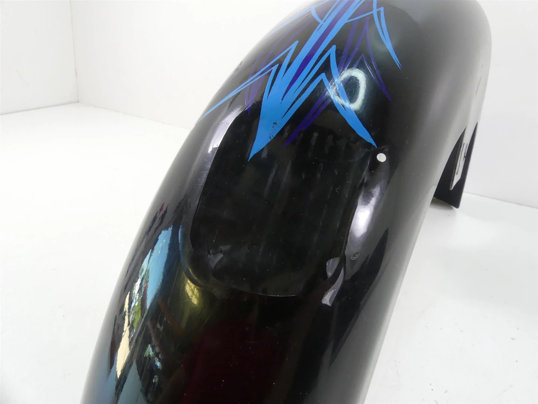 1997 Harley Dyna FXDS Super Glide Conv Front Fender Tire Hugger - Dent 58998-83E - Image 5