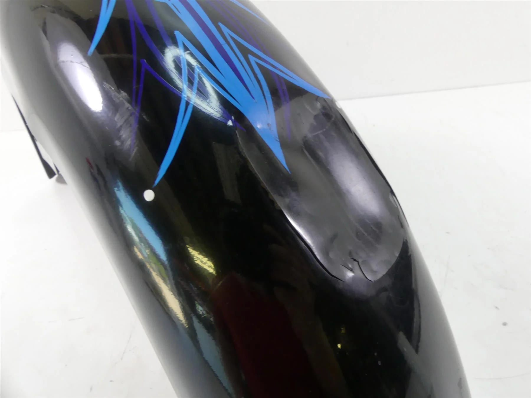 1997 Harley Dyna FXDS Super Glide Conv Front Fender Tire Hugger - Dent 58998-83E - Image 6