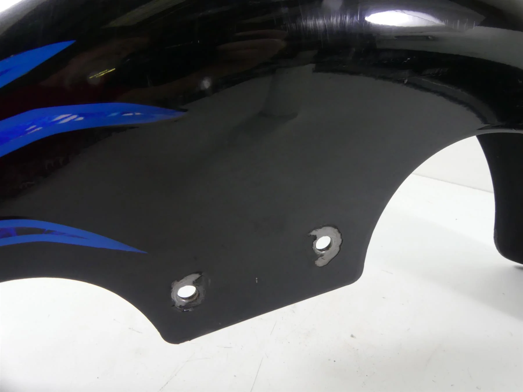 1997 Harley Dyna FXDS Super Glide Conv Front Fender Tire Hugger - Dent 58998-83E - Image 9