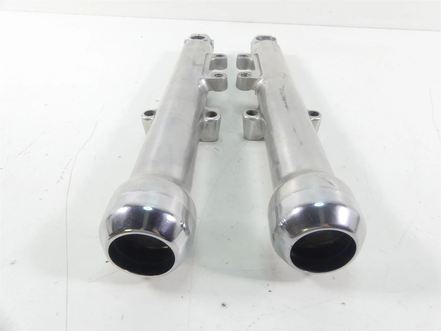 1997 Harley Dyna FXDS Super Glide Conv Front Fork Lower Outer Tube Set 45921-87 - Image 3