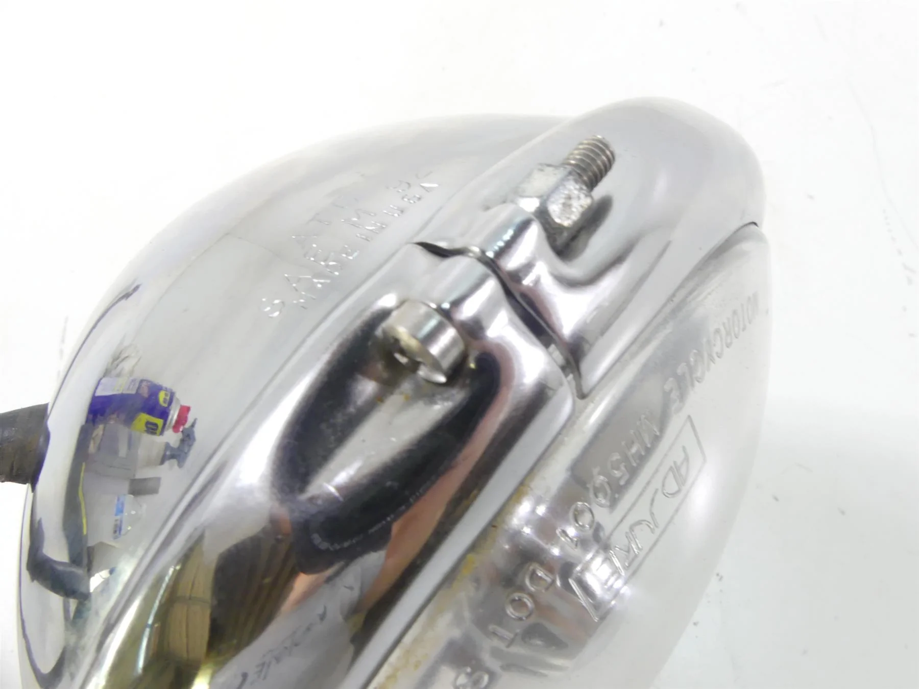 1997 Harley Dyna FXDS Super Glide Conv Headlight Head Light & Visor 67733-91A - Image 8