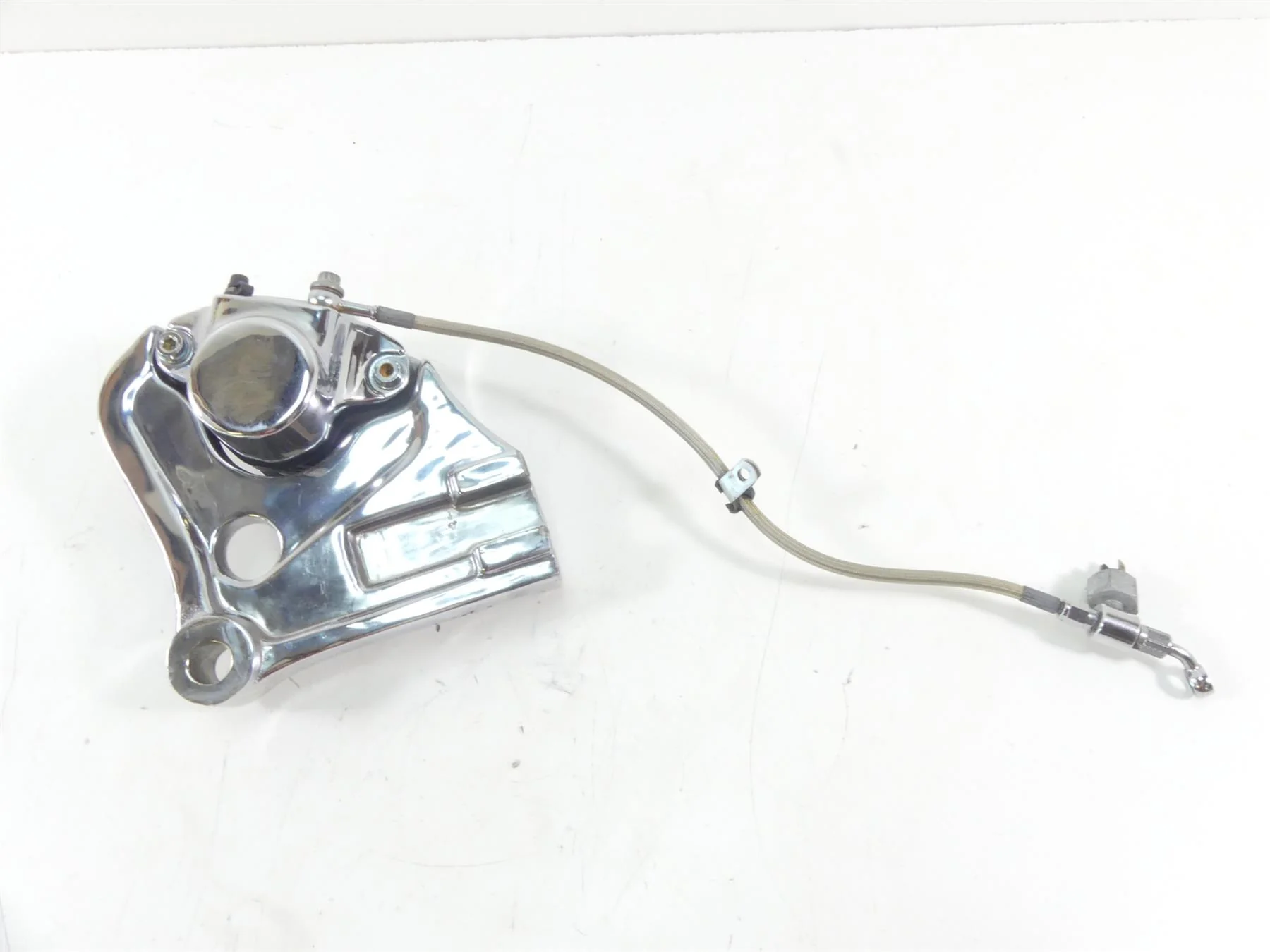 1997 Harley Dyna FXDS Super Glide Conv Rear Chrome Brake Caliper + Line 44050-87