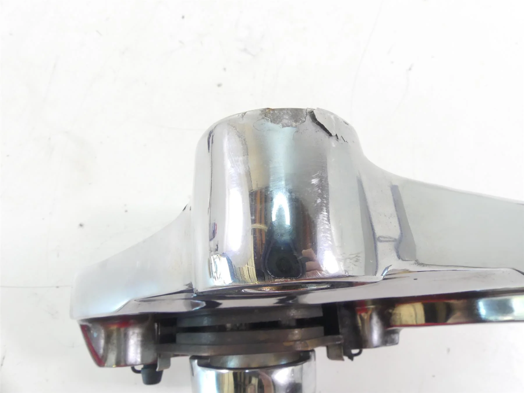 1997 Harley Dyna FXDS Super Glide Conv Rear Chrome Brake Caliper + Line 44050-87 - Image 7