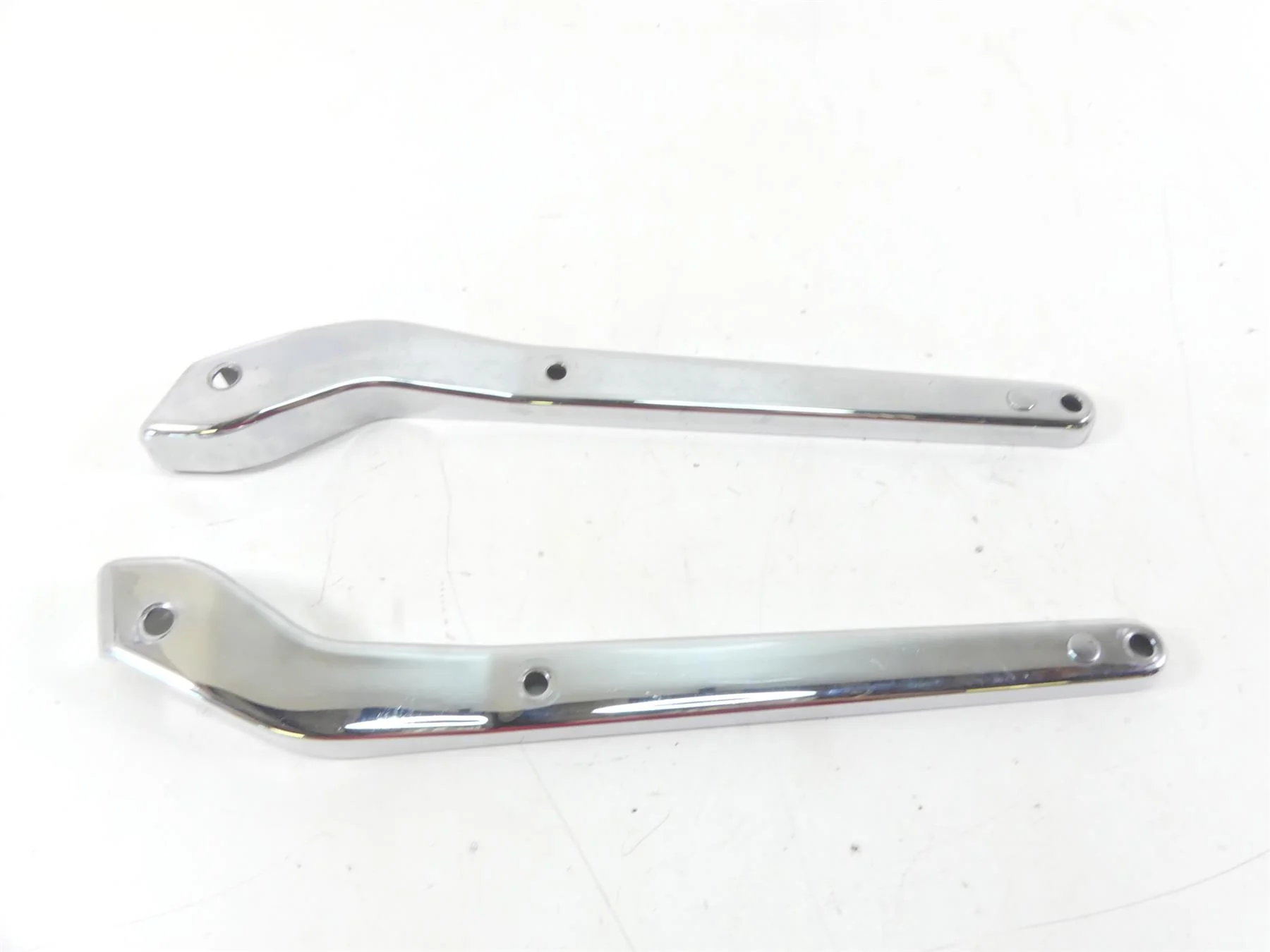 1997 Harley Dyna FXDS Super Glide Conv Rear Chrome Fender Strut Set 59138-96 - Image 3