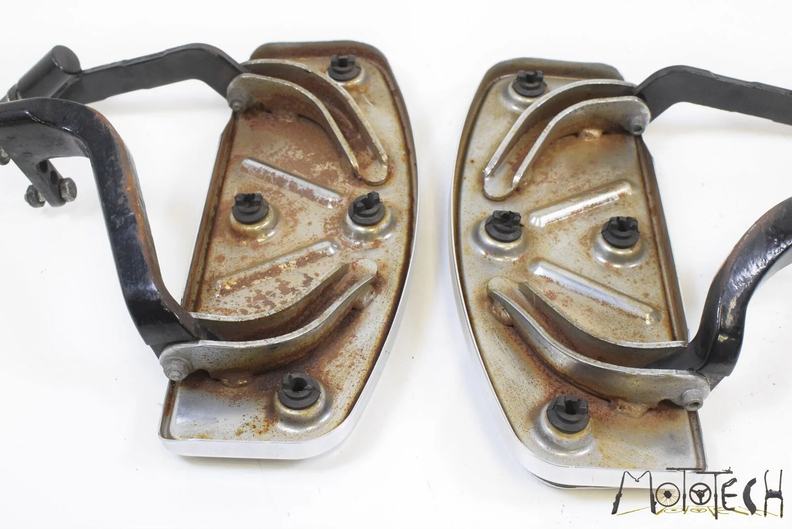 1997 Harley Touring FLHRI Road Kink Front Rider L+R Floor Board Brake Pedeal SET - Image 12
