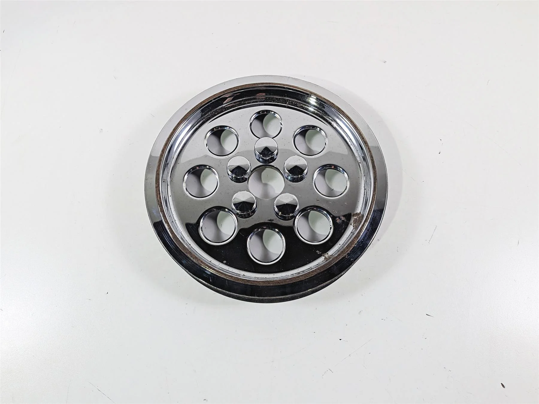 1998 Harley Dyna FXDL Low Rider Belt Pulley 70T 1.5" + Chrome Cover 40225-86A - Image 10