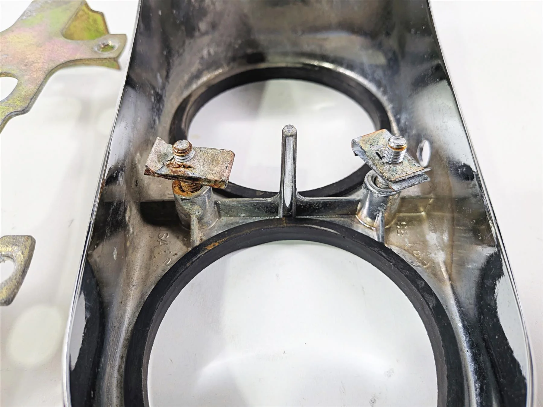 1998 Harley Dyna FXDL Low Rider Chrome Fuel Tank Dash Cover & Mount 67185-95 - Image 7
