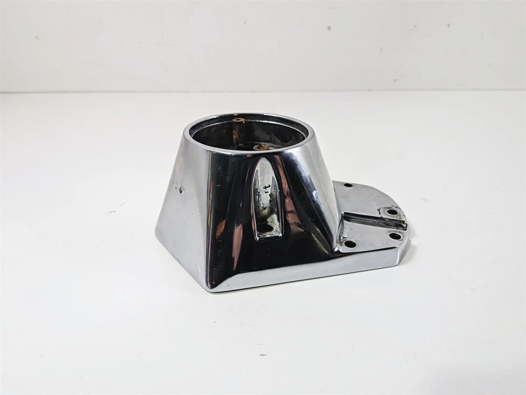 1998 Harley Dyna FXDL Low Rider Crankcase Engine Chrome Side Cover 25256-93A - Image 4