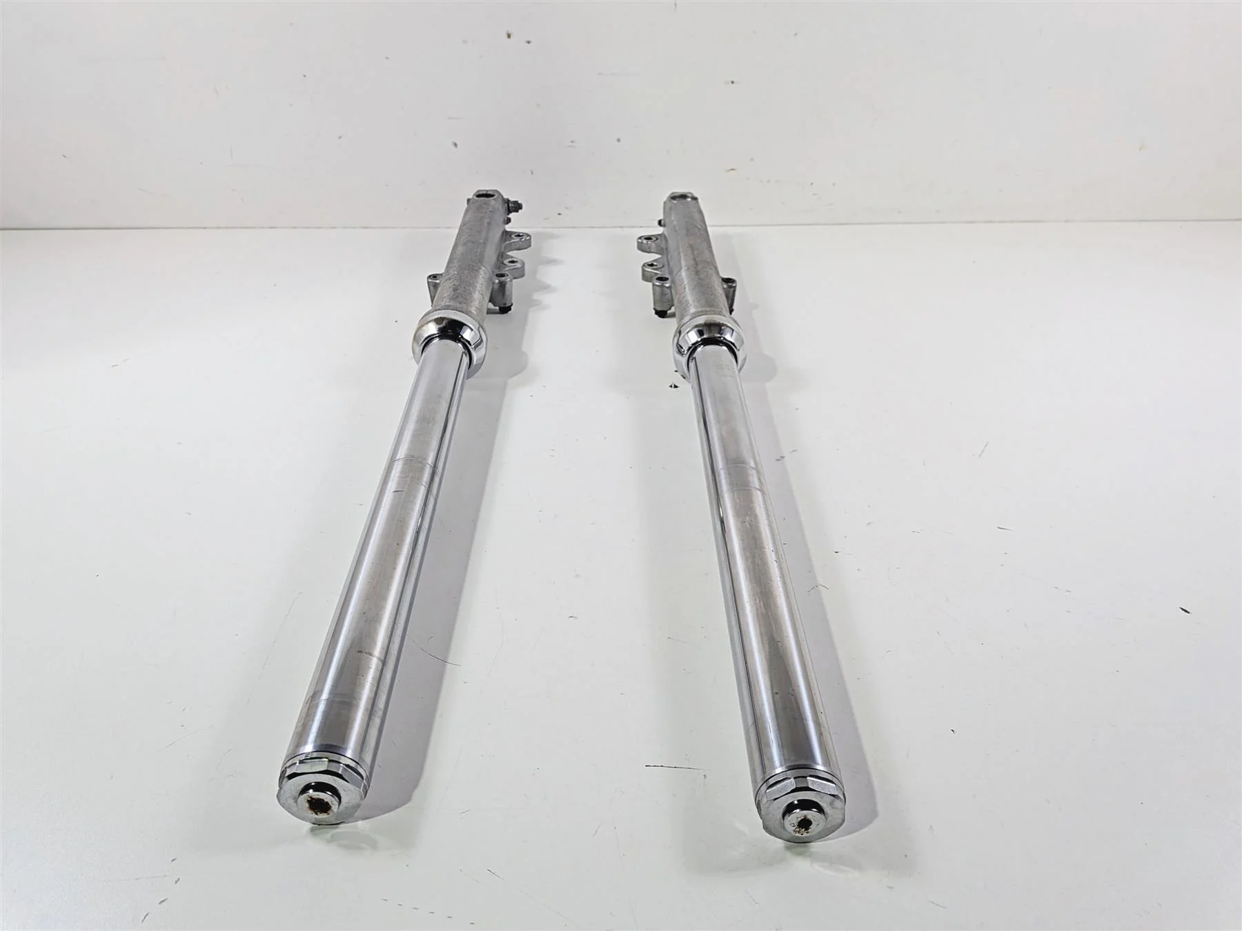 1998 Harley Dyna FXDL Low Rider Dual Disc Front Fork Set 39mm 45952-90 45949-92 - Image 5