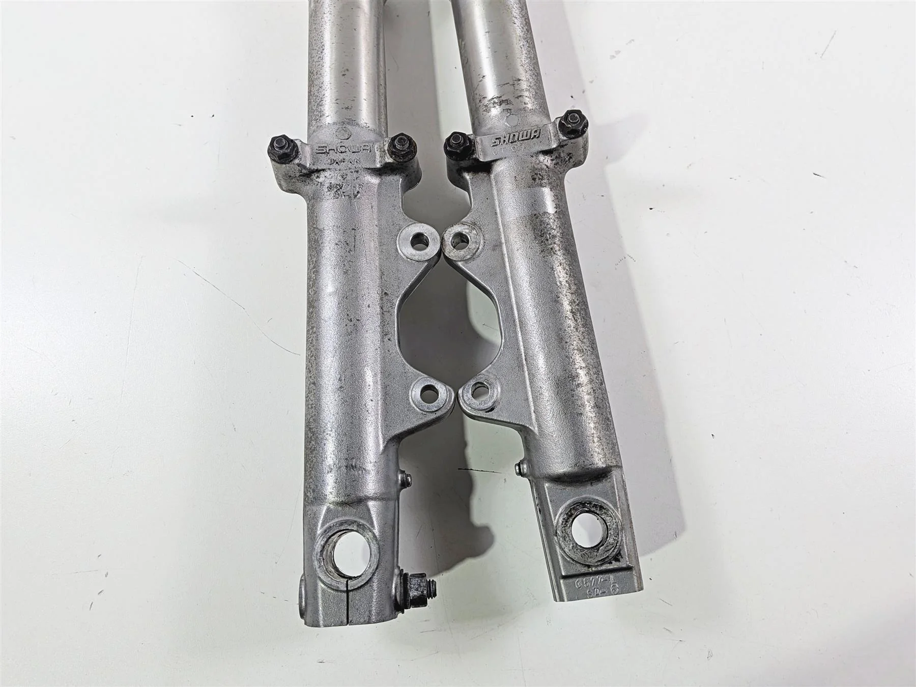 1998 Harley Dyna FXDL Low Rider Dual Disc Front Fork Set 39mm 45952-90 45949-92 - Image 6