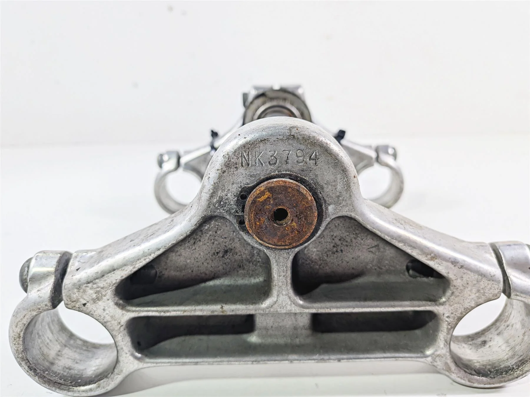 1998 Harley Dyna FXDL Low Rider Upper & Lower Triple Tree - Read 45598-90B - Image 6
