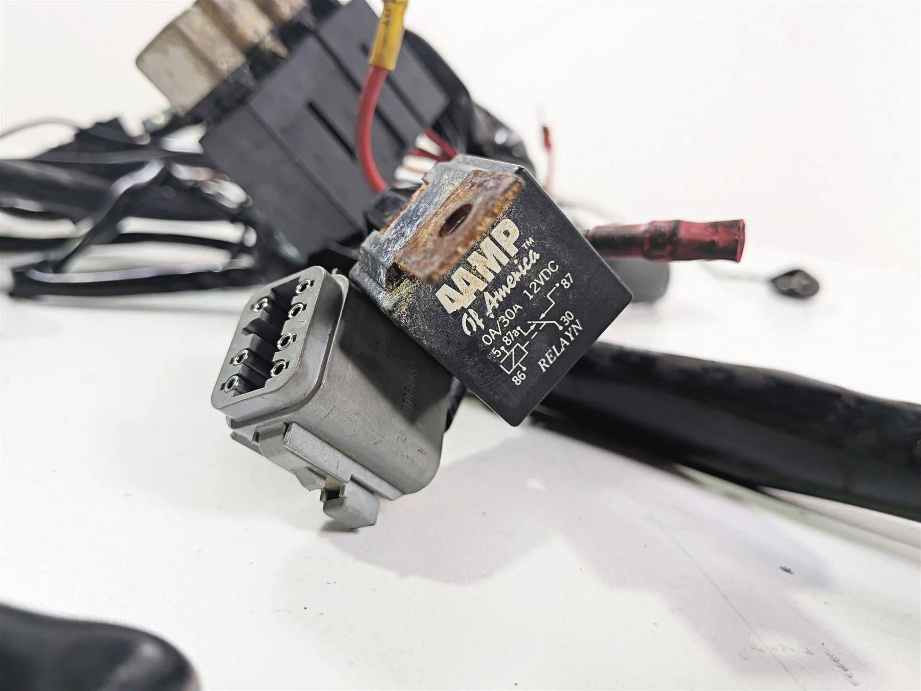 1998 Harley Dyna FXDL Low Rider Wiring Harness Loom - Read 69558-98 - Image 11