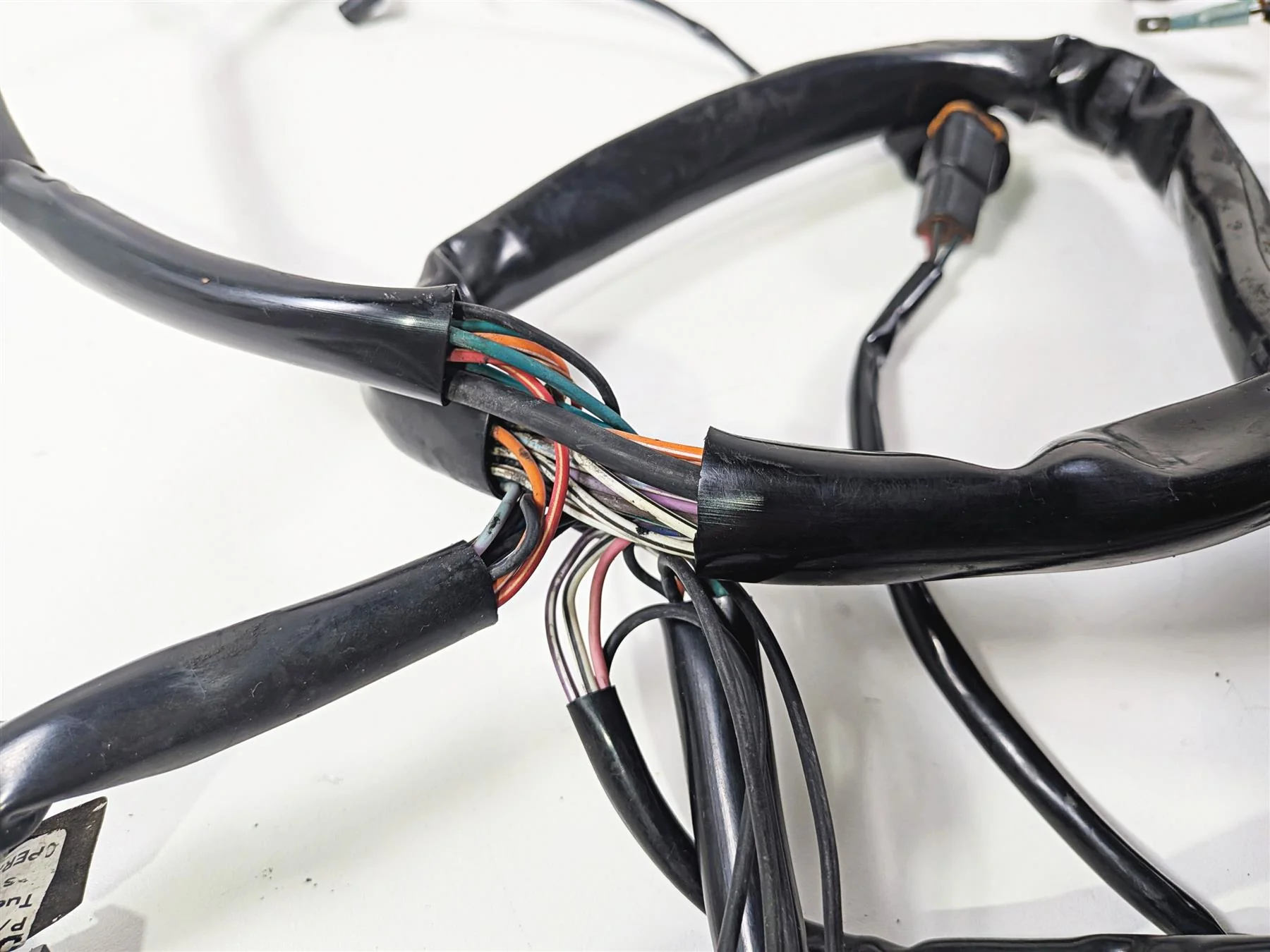1998 Harley Dyna FXDL Low Rider Wiring Harness Loom - Read 69558-98 - Image 8