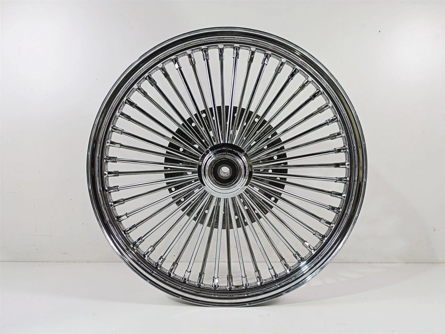 1998 Harley Touring FLHRCI Road King 21x2.15 Front Wheel Fat Spoke - Dent - Image 5