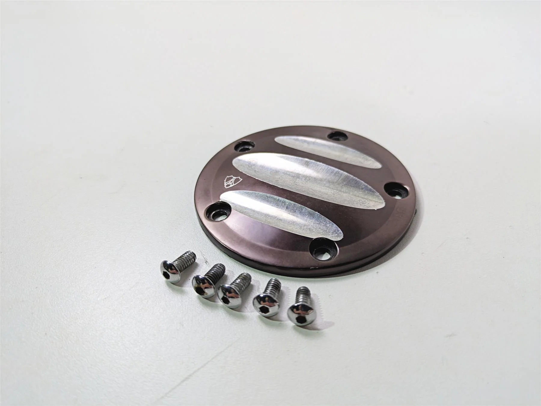1998 Harley Touring FLHRCI Road King Arlen Ness Deep Cut Timing Cover 03-584 - Image 9