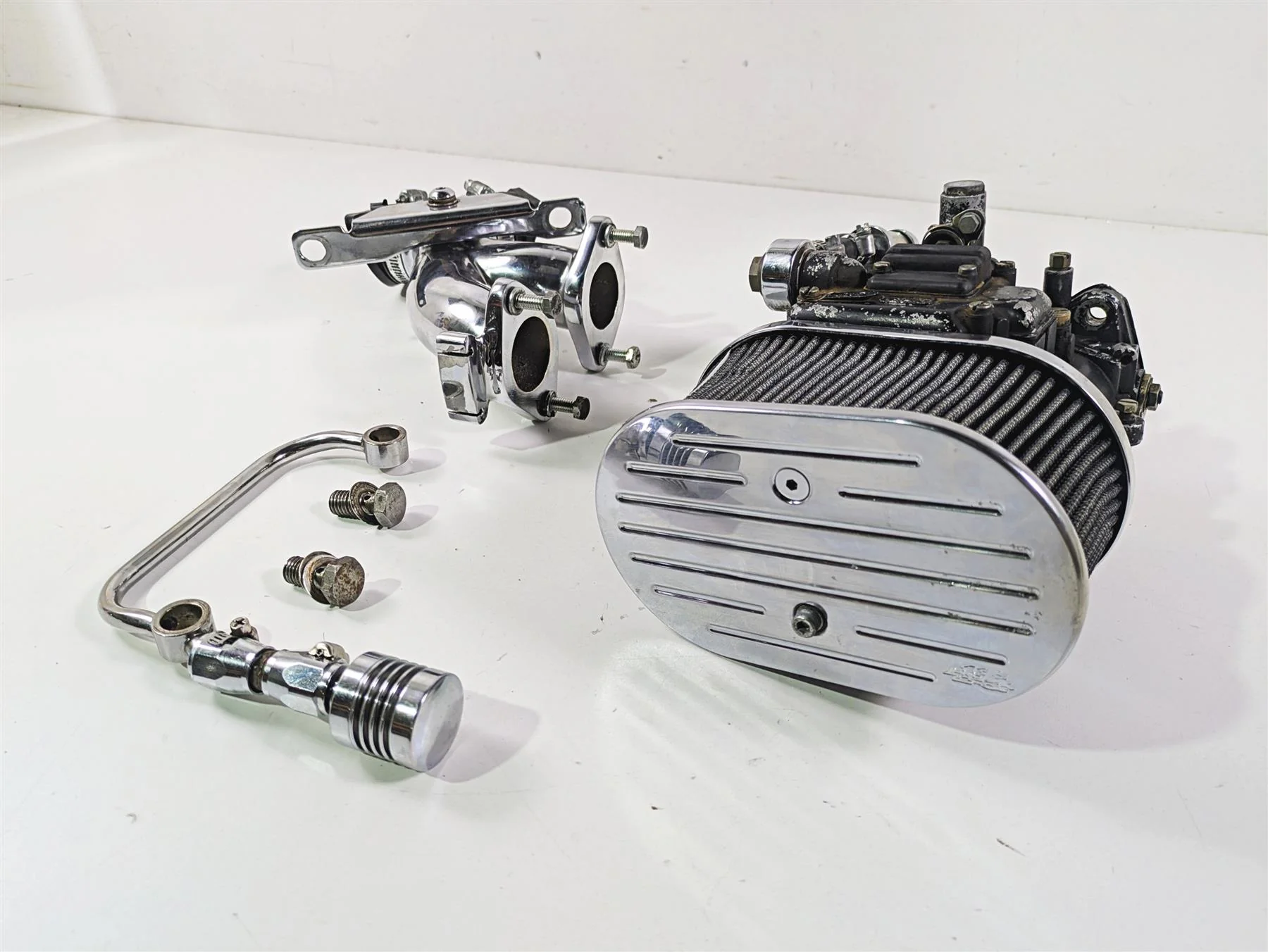 1998 Harley Touring FLHRCI Road King Dellorto Dual Throat Carburetor Set DHLA40 - Image 11