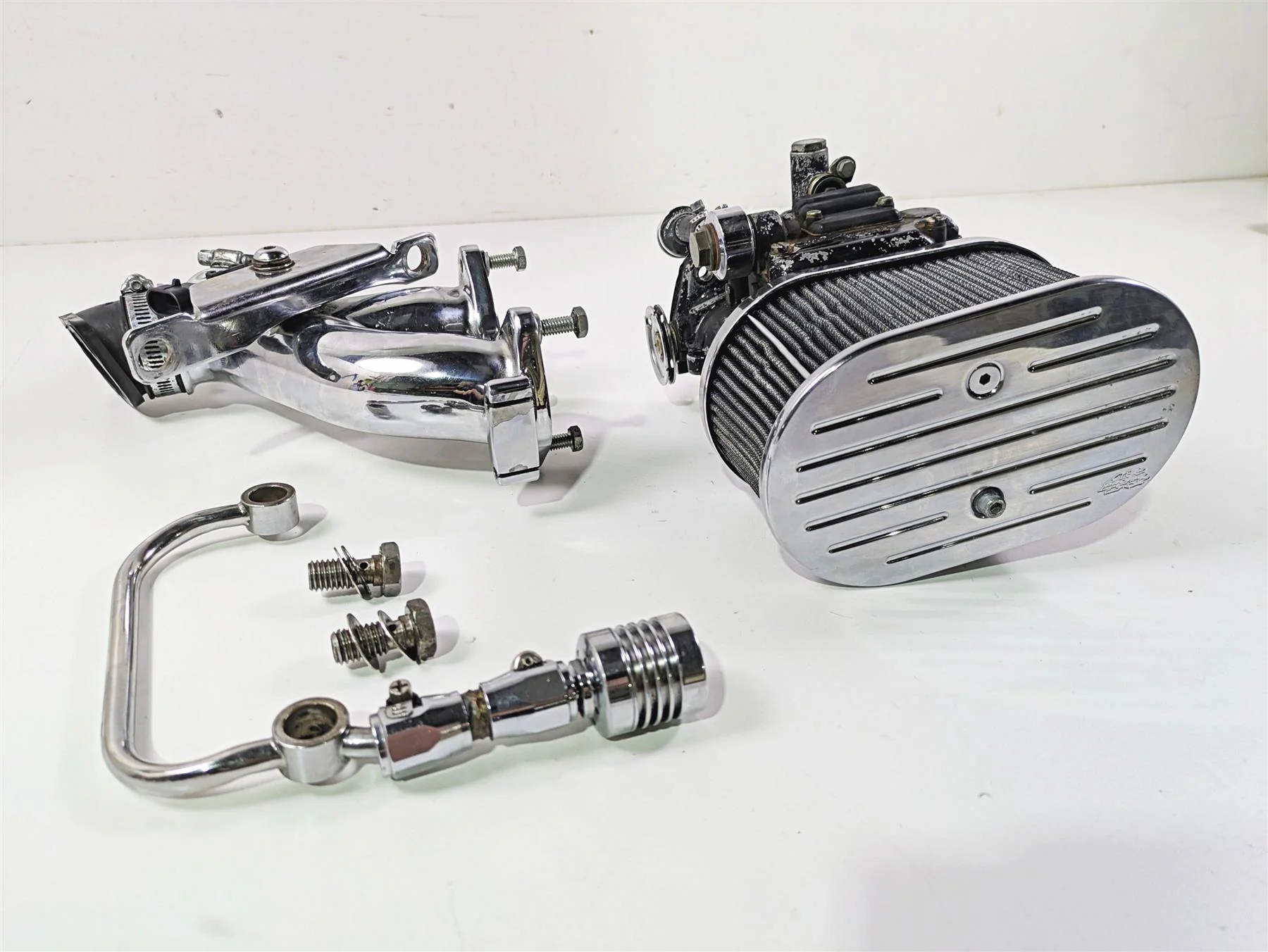 1998 Harley Touring FLHRCI Road King Dellorto Dual Throat Carburetor Set DHLA40 - Image 12