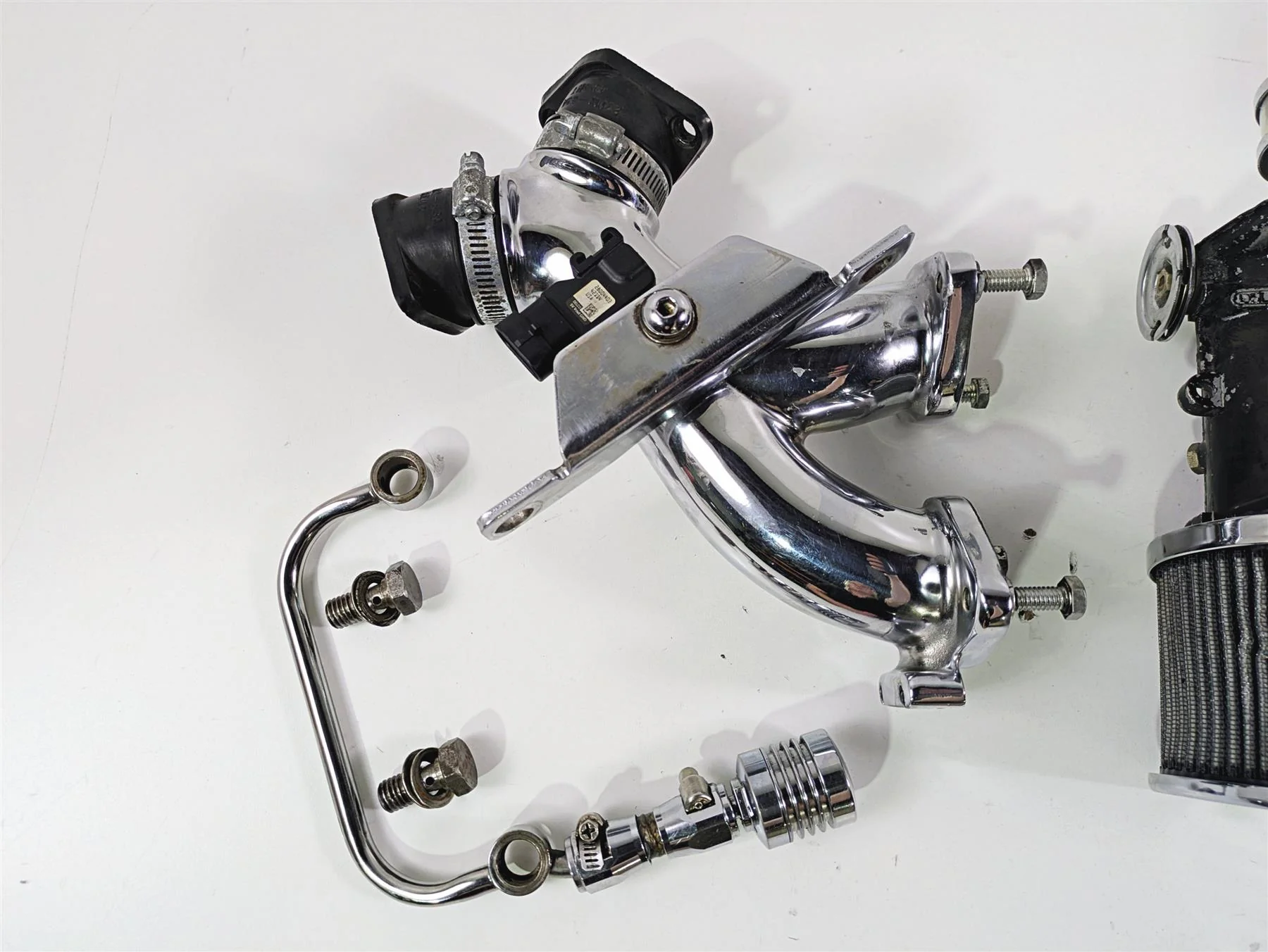 1998 Harley Touring FLHRCI Road King Dellorto Dual Throat Carburetor Set DHLA40 - Image 3
