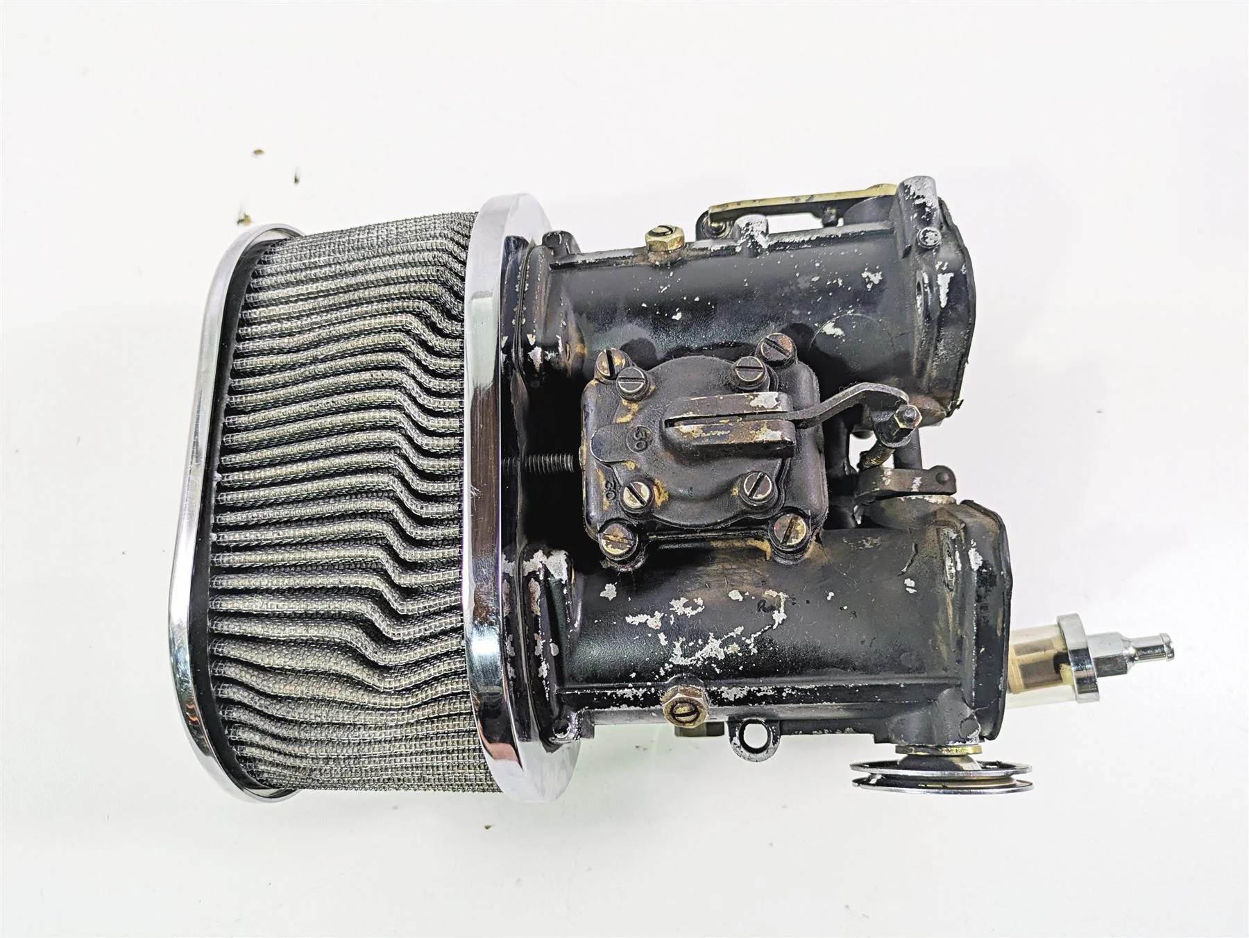 1998 Harley Touring FLHRCI Road King Dellorto Dual Throat Carburetor Set DHLA40 - Image 9