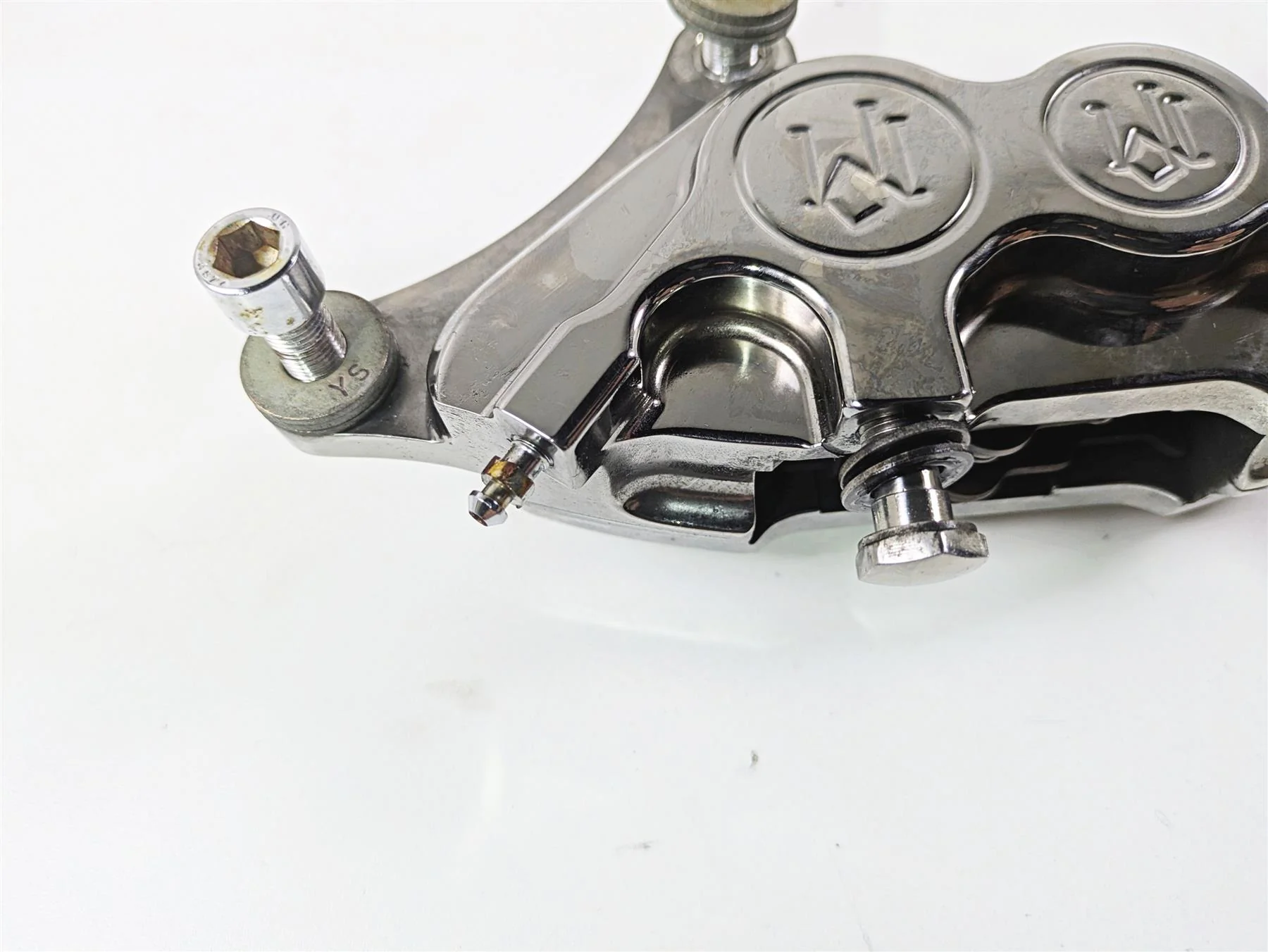 1998 Harley Touring FLHRCI Road King Performance Machine Front Caliper 0053-2916 - Image 12