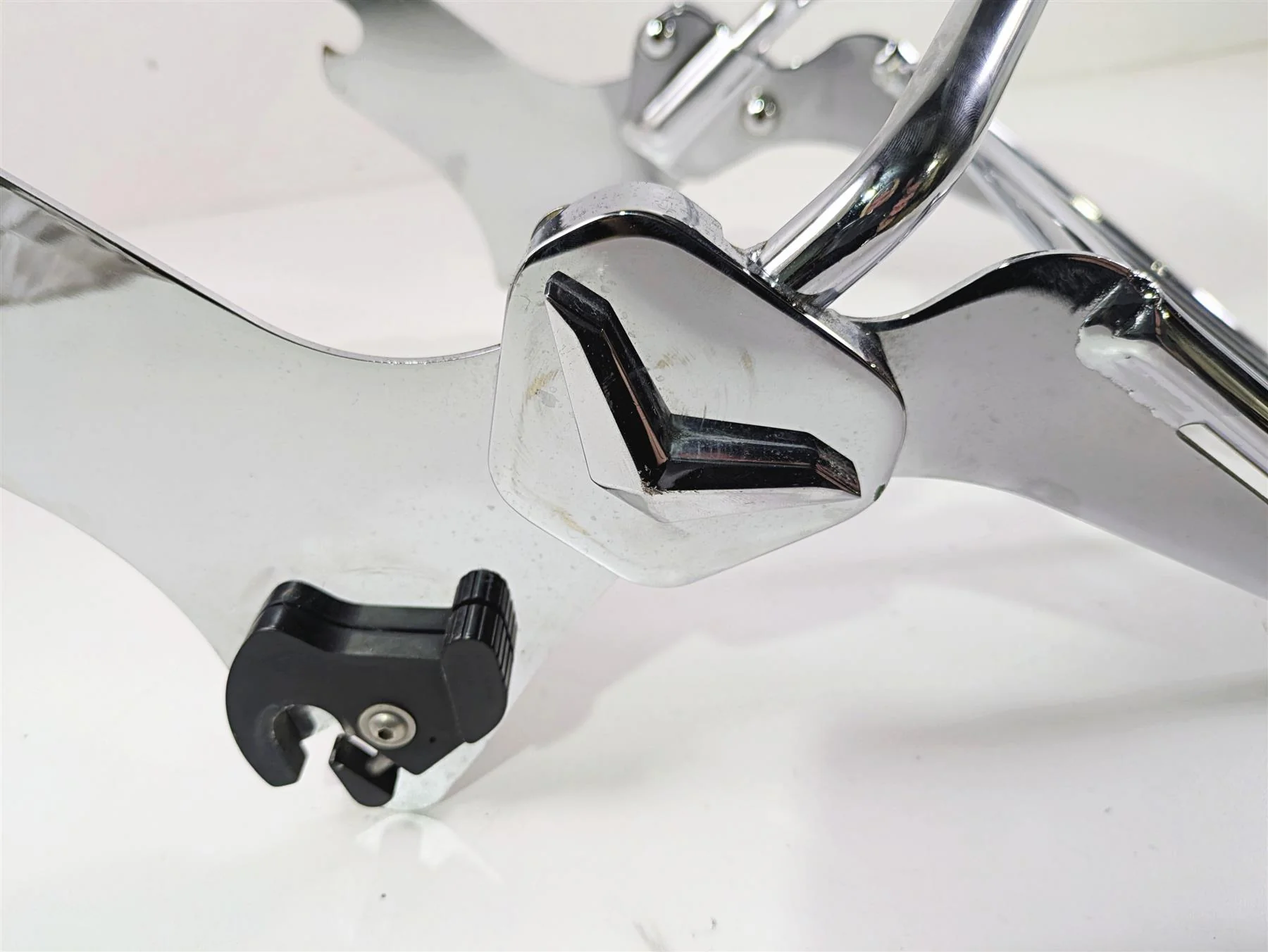 1998 Harley Touring FLHRCI Road King Sissy Bar Rack & Mount Set 52933-97B - Image 10