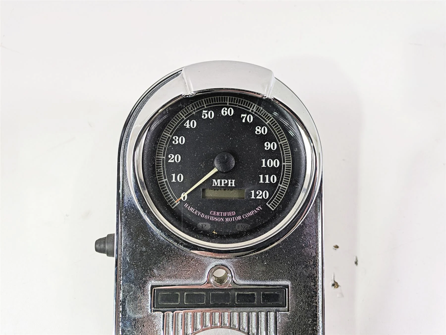 1998 Harley Touring FLHRCI Road King Speedometer & Tank Dash Cover 74k 60960-94B - Image 10
