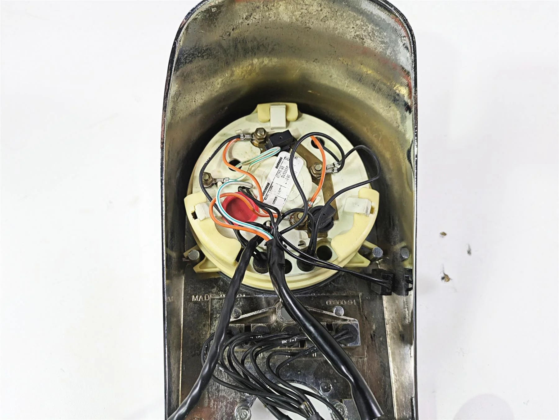 1998 Harley Touring FLHRCI Road King Speedometer & Tank Dash Cover 74k 60960-94B - Image 7