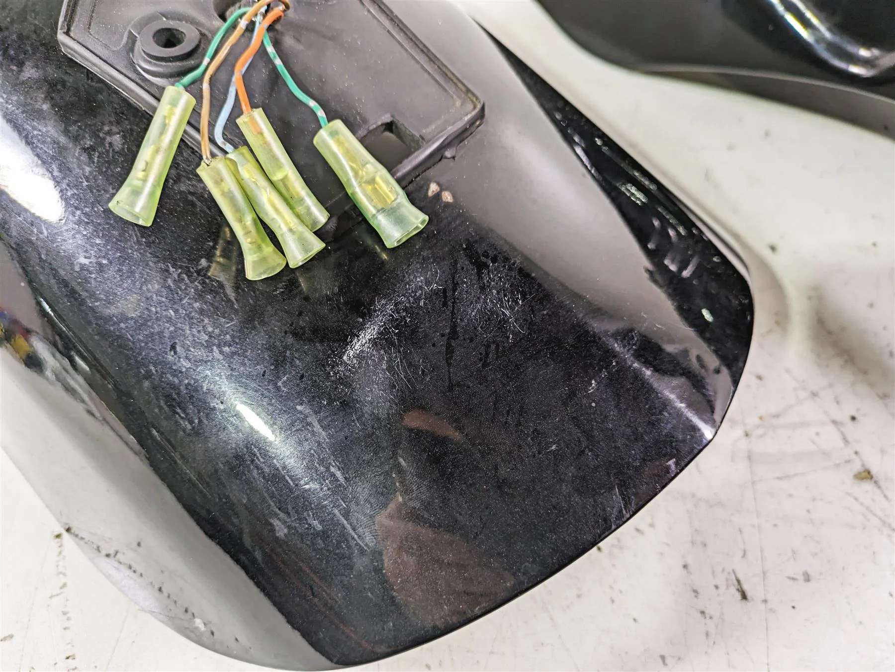 1998 Honda GL1500 Valkyrie Tour Black Rear Fender Set 80110-MZ0- 80210-MZ0- - Image 11