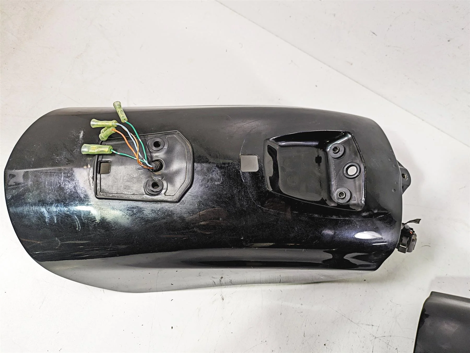 1998 Honda GL1500 Valkyrie Tour Black Rear Fender Set 80110-MZ0- 80210-MZ0- - Image 6