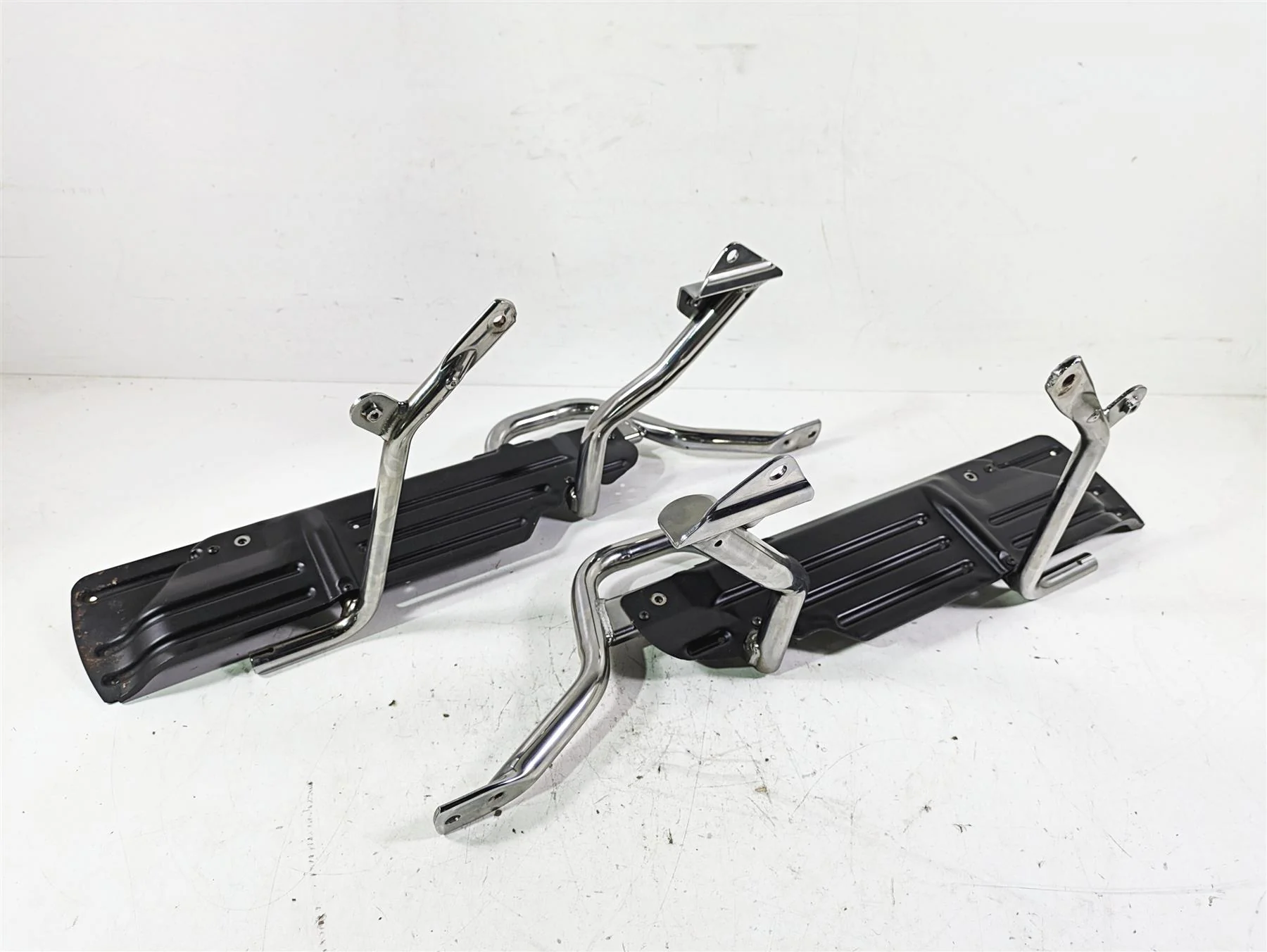 1998 Honda GL1500 Valkyrie Tour Saddlebag Rack Panier Holder Set 84250-MZ0-700 - Image 12