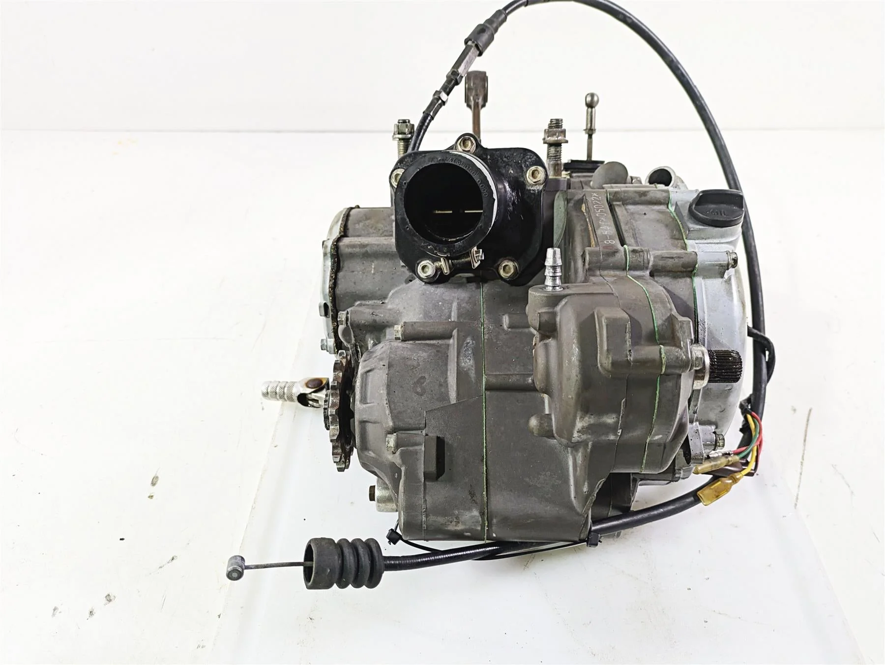 1998 KTM 380 SX MX Bottom End Engine & Shifter NEED REBUILD 54630000944 - Image 2