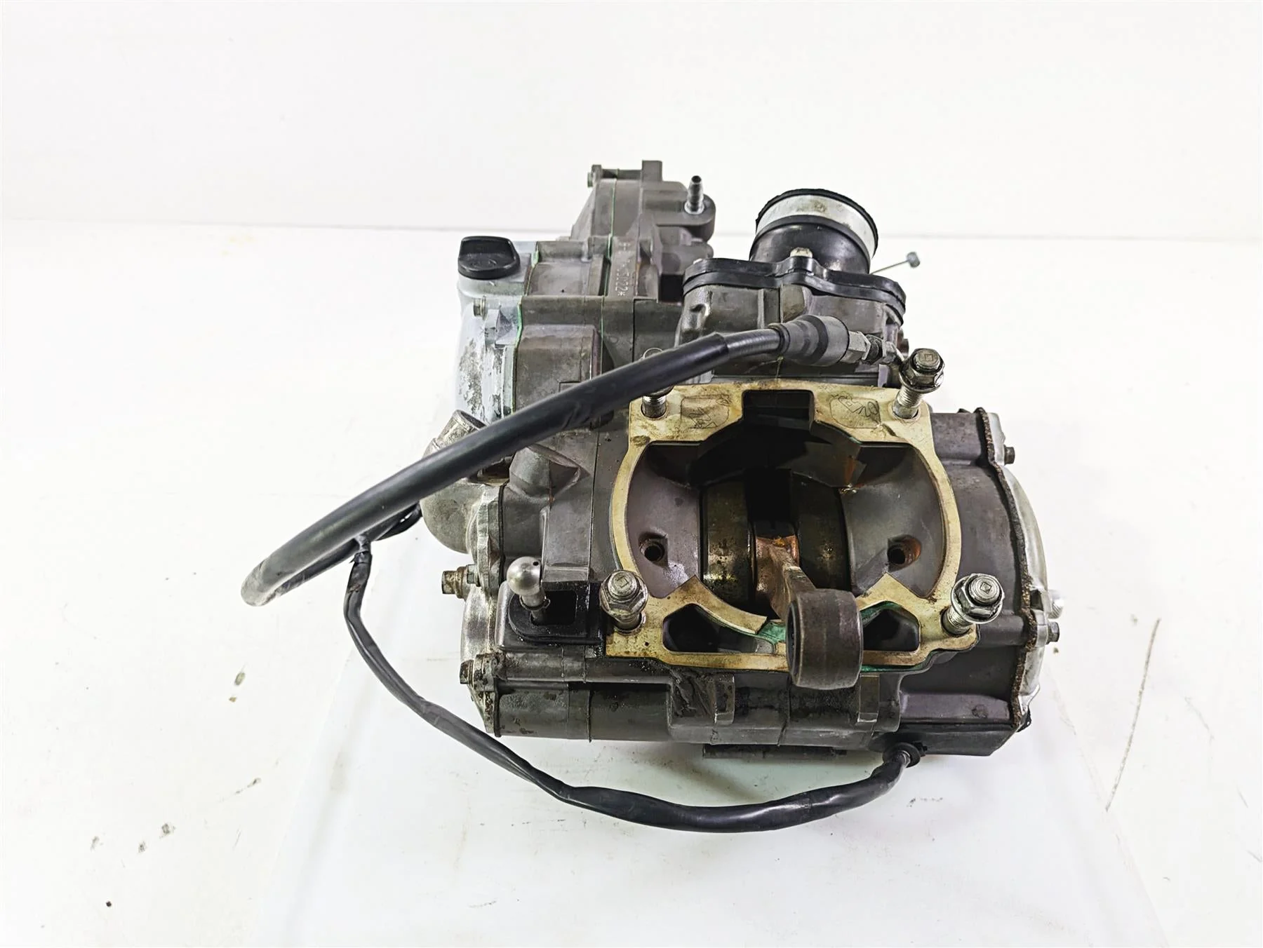 1998 KTM 380 SX MX Bottom End Engine & Shifter NEED REBUILD 54630000944 - Image 8