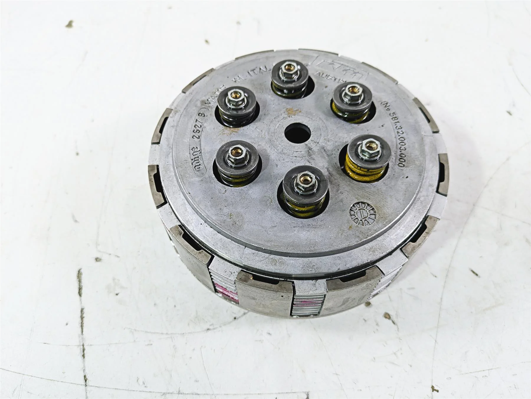 1998 KTM 380 SX MX Clutch Basket Pressure Plate Assembly 54632001272 - Image 3