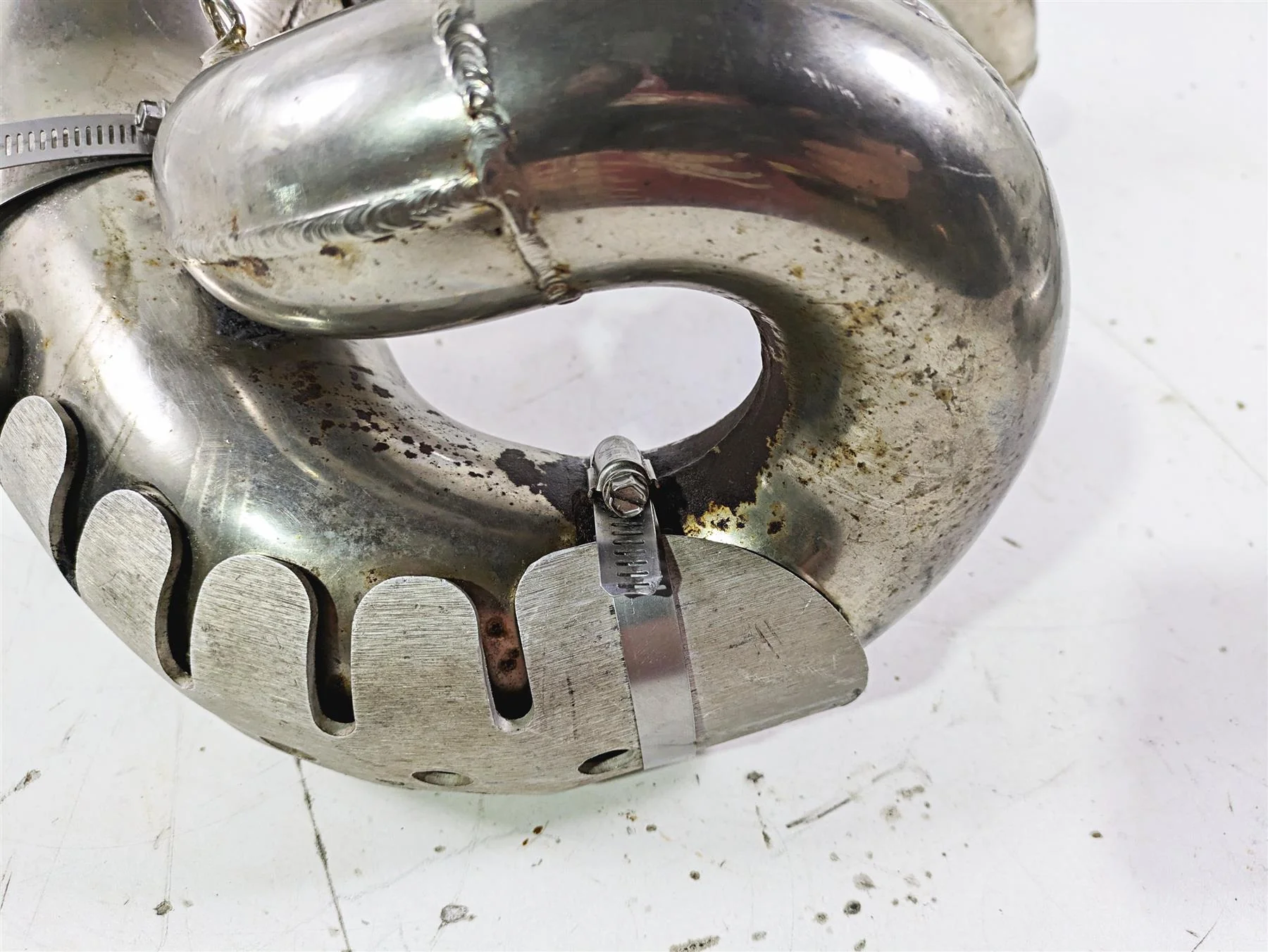 1998 KTM 380 SX MX Fmf Gold Series Gnarly & Turbine Core 2 Exhaust System Tds-3 - Image 12