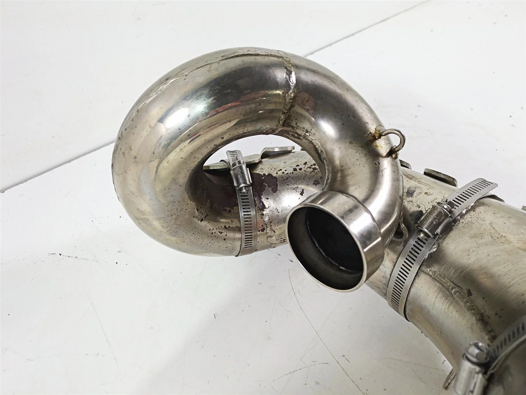1998 KTM 380 SX MX Fmf Gold Series Gnarly & Turbine Core 2 Exhaust System Tds-3 - Image 6